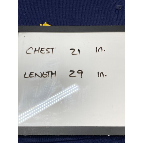 Vintage Disney Store Small Winnie The Pooh Embroidered Cardigan Sweater Navy - Picture 5 of 13